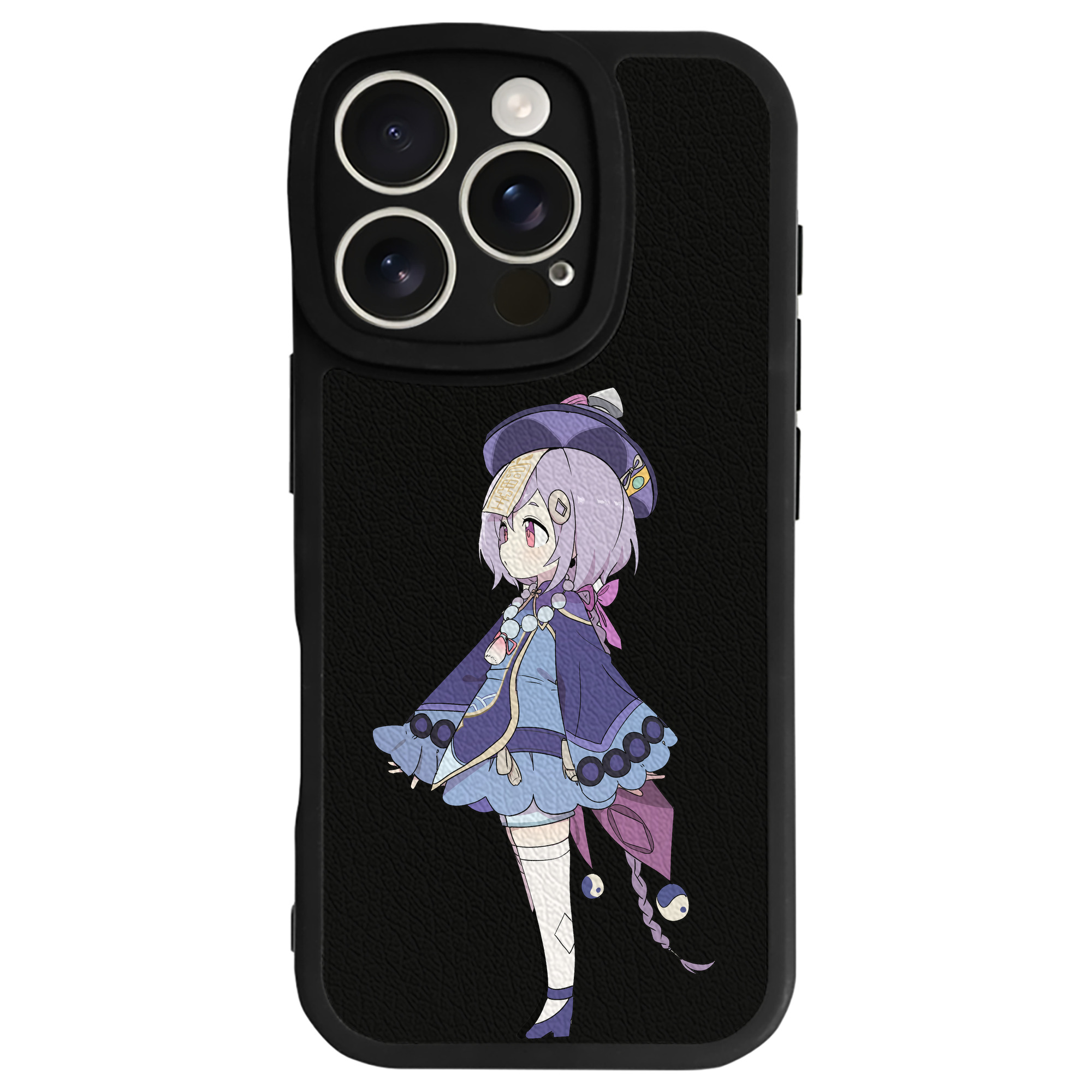 げんし神 七七 なな  genshin Nana 【iPhone 16シリーズ対応】シリコンスマホケース（レザー調） 材質：シリコン
